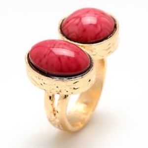Amrita Singh Shelter Island coral and gold ring